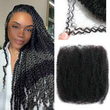 Natural Black Afro Kinky Bulk Human Hair For Dreadlocks Extensions Repair Locs, Twist Braiding Afro Kinky Human Hair For Locs 1 Pack 30 Gram Natural Black Color 12 Inches For Woman Can Be Bleached - Natural Black - View 6