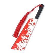 1pc Classic Red Bookmark With Bloody Furniture Knife And Red Tassel Bookmark - Fantasy Horror Style Gift For Horror Lovers, Co-Workers, Friends & Family