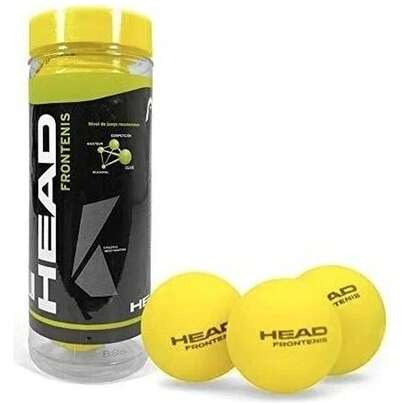 HEAD Frontenis Tennis Balls Pack Of 3 For Men And Women In Yellow ✅ Delivery 24/72 Hours To Spain (Peninsula)