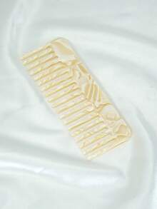 lina. 1pc Wide Tooth Comb, Acetate Fiber Board Marble Pattern Comb Teeth, Easily Detangle Hair, Travel Size, Convenient To Carry, Fits In Wallet, Pocket, Backpack, Mini Anti-Tangle Comb, Suitable For All Hair Types, Dry And Wet Use, Unisex, Hair Care, Hair Styling Tool, Mini Portable, Travel Accessory - Multicolor - View 10