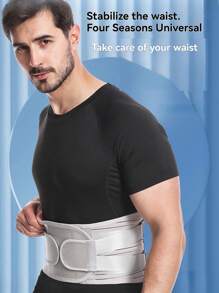 Ceinture de taille à large soutien avec sangle en maille technique respirante et tissu rafraîchissant, confortable pour une utilisation quotidienne