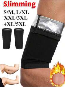 Women's Body Shaping Arm Sleeves, Yoga Exercise Fitness Running, Sweating Profusely And Stuffy, Arm Straps, Exercise Fitness Protective Sleeves, Sleeve Covers, Gym, Sport, Gym, Home Exercise, Sport Accessories, Gym Accessories, CrossFit Accessories - Black - View 1