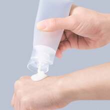 2/3pcs Empty Refillable Cosmetic Soft Tube Vial Bottles With Flip Cover Makeup Travel Sample Packing Storage Holder Container For Toothpaste Shampoo Facial Cleanser Body Lotion Home Bathroom Decor Fall Decor Back To School