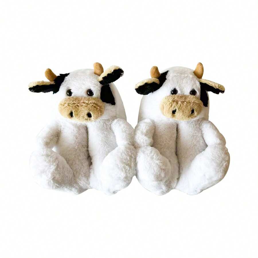 Crafts Animal Plush Slippers Preppy Plush Slippers