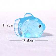 Miniature Transparent Flatfish, DIY Decor Accessories For Aquarium Landscaping Design - Multicolor - View 10