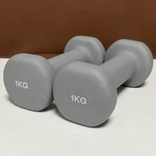 1 Pair Multi-Color Matte Dipped Dumbbell, Solid Cast Iron Dumbbell For Home Workout, Unisex Gym Accessories