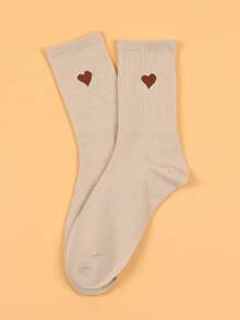 1/5 Pairs Solid Color Candy Series High Elasticity Soft Comfortable Women Mid-Calf Socks, Fashionable & Personalized For Daily Use - Mouldless - View 10