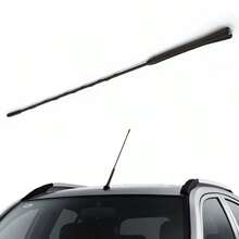 1pc 16-Inch Antenna Pole Spiral Whip Antenna AM FM Roof Antenna Universal