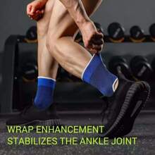 2 unidades de Soporte de Tobillo JINGBA, Accesorio para deporte al aire libre como baloncesto, fútbol, voleibol para protección y prevención de torceduras de tobillo, Accesorios de gimnasio