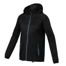 Elevate Womens/Ladies Dinlas Lightweight Jacket (Solid Black) - Black - View 4