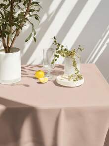 Tablecloth 2.20x1.50m 6 Seats Party Buffet Restaurant - Beige - View 2