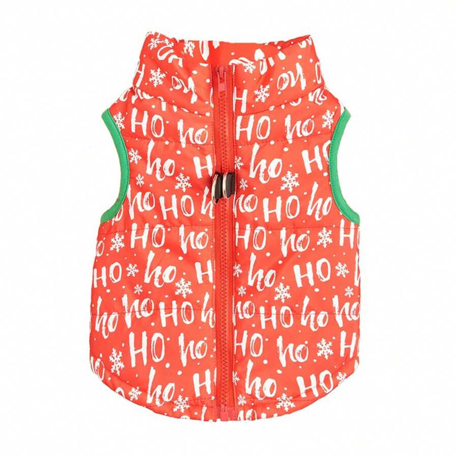 Dogs' Exclusive Red Sweater, Christmas Pets' Fashionable New Outfit - Red - View 1