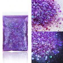 50g Iridescent Hexagon Glitter Flakes For Resin Crafts, Aurora Sequins Epoxy Resin Fillers For DIY Nail Art, Jewelry Casting Supplies - Multicolor - View 13