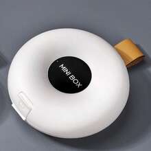 Japanese Style Portable Pill Case, Multifunctional Storage Box For Medication, Supplements, Large Capacity, Minimalist Design - Multicolor - View 5