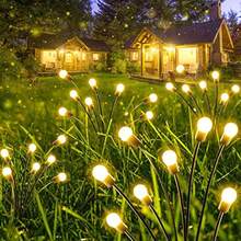 GICOOK 60 LED/100 LED Solar Outdoor Lights, Garden Lights Outdoor Decorative Lights, Solar Swing Lights, Firefly Lights Garden Path Outdoor Decoration, Large Bulbs Solar Swing Lights Christmas Decoration Christmas Decorations For Home Christmas Luces De Navidad Christmas Lights Outdoor Christmas Solar Lights Outdoor