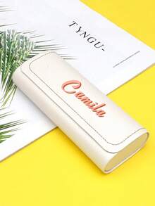 Customized Eyeglass Case, Women's Style Eyeglass Case, Anti-Crush Portable Creative Fresh Minimalist Sunglasses Case, Myopia Glasses Case Unisex, Extra Large Eyeglass Case Suitable For Oversized Frames, Suitable For Sports, Travel, Daily Carry, Also Can Be Used As Gifts, Such As Holiday Gifts Or Special Occasion Gifts Like Weddings, Graduations, Etc. - Multicolor - View 6