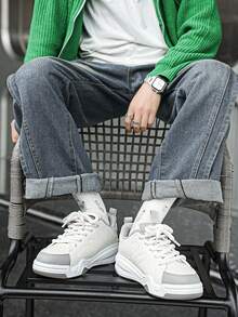 Spring Small-Niche Platform Sneakers, Bread Shoes, Casual Sporty Shoes, Versatile Ins Thick-Sole Chunky Sneakers - Multicolor - View 6