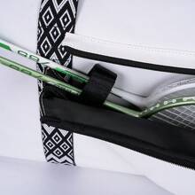 [2025 Nowy styl] Torba na ramię do przechowywania rakiety do badmintona Duża pojemność Wielokieszeniowa torba sportowa do fitnessu Niezależna przegroda na buty + konstrukcja oddzielająca rzeczy suche i mokre Może pomieścić 2 rakiety Unisex Modna torba na sprzęt tenisowy do badmintona, prezenty na Dzień Matki