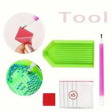 5D DIY Diamond Painting Kit, Beautiful Night, Full Artificial Diamond Painting, Square/Round Diamond Painting Set, Handmade Home/Office Wall Decor Gift