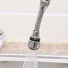 1 pezzo Prolunga per rubinetto d'acqua creativa a rotazione a 360°, modalità 2 in 1: prolunga e rotazione, beccuccio anti-schizzi, per risparmio idrico in cucina e prolunga rubinetto