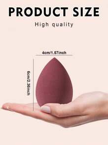 1pc/3pcs/6pcs/12pcMake-Up Sponge, Random Color And Shape, Suitable For All Skin Types, Latex-Free Multi-Purpose Make-Up Sponge For Liquids, Creams And Powders, No Stripes, Smooth Make-Up Applications, Easy To Carry, Simple And Beautiful.