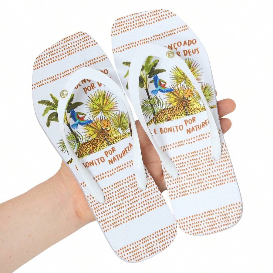 Women's Adult Slippers Comfortable Prints Lightweight Non-Slip - 盎司 - 查看 1