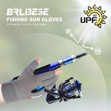 1 Pair Cooling Breathable Anti-Slip Fingerless Gloves, Touchscreen Fishing Gloves, Suitable For Fitness, Cycling, Driving, Rowing, Biking, Baseball, Badminton