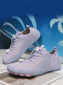 زوج من أحذية المياه الرياضية للخارج موديل 2025 لربيع/صيف للرجال والنساء، أحذية تنفس للتنزه والصيد السمك والمشي في المياه، سريعة التجفيف ومقاومة للانزلاق والروائح وخفيفة الوزن، مناسبة للجوجا والجري للأزواج - الأرجواني - مشاهدة 6