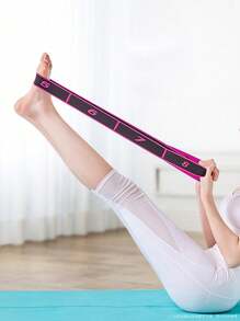 Yoga Elastic Resistance Band With 8 Segmented Stretching Rope, Home Fitness, Pilates Training