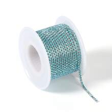 1 Cuộn, 10 Yards Chuỗi Rhinestone, Ribbon Chuỗi Rhinestone Đóng, Chuỗi Cup May-On Glitz Kim Cương Viền Cho Đồ Trang Sức Tự Làm, Quần Áo, Giày Dép & Phụ Kiện Cưới - Chiều Rộng 3mm - Nhiều màu - Xem 14