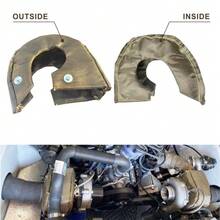 Ummickl Turbo Decke T6 Hitzeschild Turbolader Decke Befestigungsfedern für T5 T6 Turbine (Titan, T6)