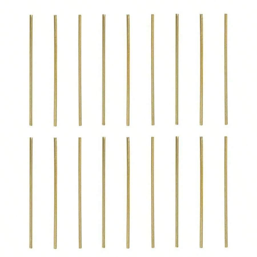 18ct Sparkler Birthday Candles Gold: Sparkling Cake Sparklers For Holidays By Unique Industries - Gold - View 1