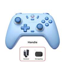 GAMESIR Controlador de juego T4 Nova Lite Hall rocker, conexión de tres modos, disparador equivalente a PS5, deriva cero, alta suavidad, alta tolerancia a daños, azul - macarrón azul - Ver 4