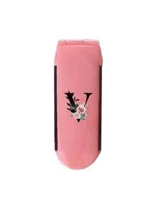 1件装二合一可折叠美发化妆镜 - 便携式梳妆镜，旅行必备，带化妆镜的可折叠梳子，方便携带，是旅行和外出的理想之选，双用途气垫刷，头皮按摩刷 - 粉色 - 查看 27