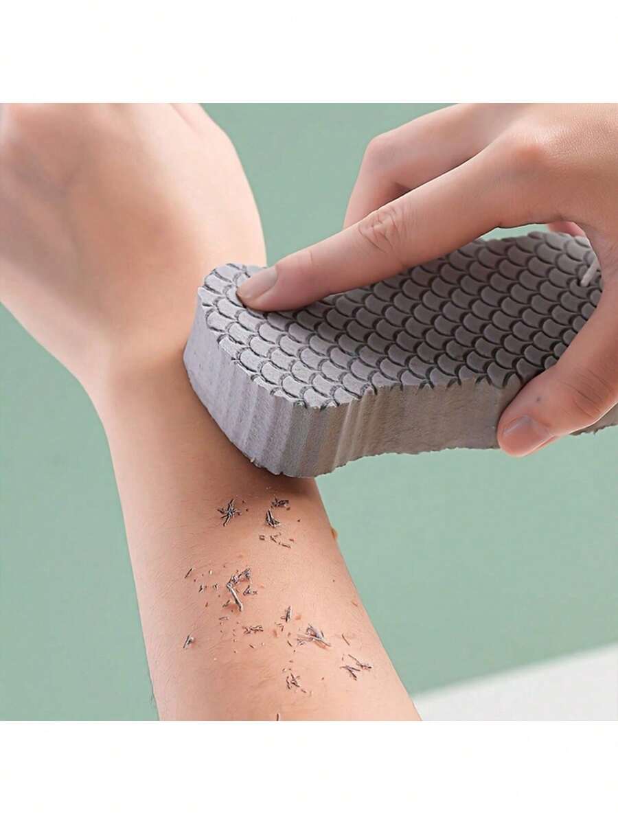 1pc Hanging Fish Scale Bath Sponge - Double-Sided Exfoliating Massage Bath Brush, Soft Foaming Body Cleansing Sponge, Spa-Like Experience, Easy To Clean And Quick Drying Bathroom Accessory - Multicolor - View 1