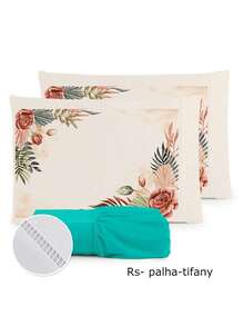 3-Piece Sheet Set 400 Thread Count For Queen King Single Bed Micropercal - RS STRAW WHITE - View 3