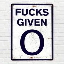 1PC Funny Tin Sign, Bold Humor Quote, Contemporary Decor, Ideal For Bedroom, Office, Or Man Cave, Unique Wall Art, High-Quality Metal, 8x12 Inches / 20x30 Cm - 彩色 - 查看 1