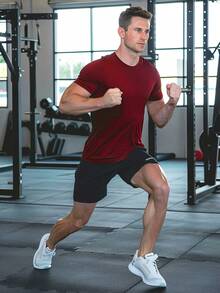 5-Pack Unisex Cotton T-Shirts - Classic Solid Color Crew Neck Tee - Casual Sports Pullover, All-Season Loose Fit, Regular Length Short Sleeve Halloween Gift Autumn And Winter Undershirt Basic Layer Tee Shirt - multicolour 3 - 查看 5