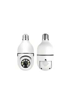 Câmera IP 360° Robozinho E27 com Visão Noturna, Alarme e Controle pelo Celular - Monitoramento Completo para Sua Casa ou Escritório - 3 unidades - Visão 3