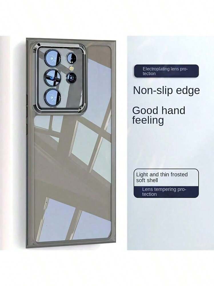 كفر هاتف من السيليكون الشفاف لهواتف سامسونج جالاكسي S25 Edge، S25، S25 Plus، S25 Ultra، S24 Ultra، S24، S24 Plus، S24 Ultra، S23، S23 Plus، S23 Ultra، S22، S22 Plus، S22 Ultra، S23 FE، S24 FE، A15، 125، A35، A55، A16، A36، A56 - الأرجواني - مشاهدة 5