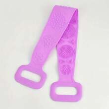 1 Stück weiches Silikon Rückenmassagebürste, für tägliches Körperpeeling und Massage - ideal für Dusche und Badezimmer - unisex