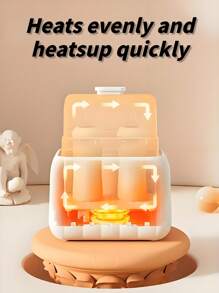 1 Piece EU Multi-Function Constant Temperature Bottle Warmer High Temperature Resistant High Transparent PP Material