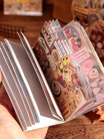 مجموعتان من كتب الملصقات بطابع عتيق لمجموعة الوجبات، ملصقات بطبعات المطبخ الياباني القديم للكتب والطوابع والإكسسوارات الزخرفية، مستلزمات مدرسية، العودة إلى المدرسة