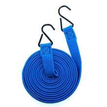 5 Pack Heavy Duty Flat Elastic Rope Bungee Cords With Hooks For Luggage/Car/Tent - 1 - 查看 8