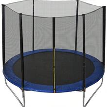 6FT Outdoor Trampoline,Nets Perfect Bounce Enclosure Trampoline, Trampoline With Netting And Ladder Edge Cover Jumping Mat Protection Buckles & Enhanced Hook - Black - View 3