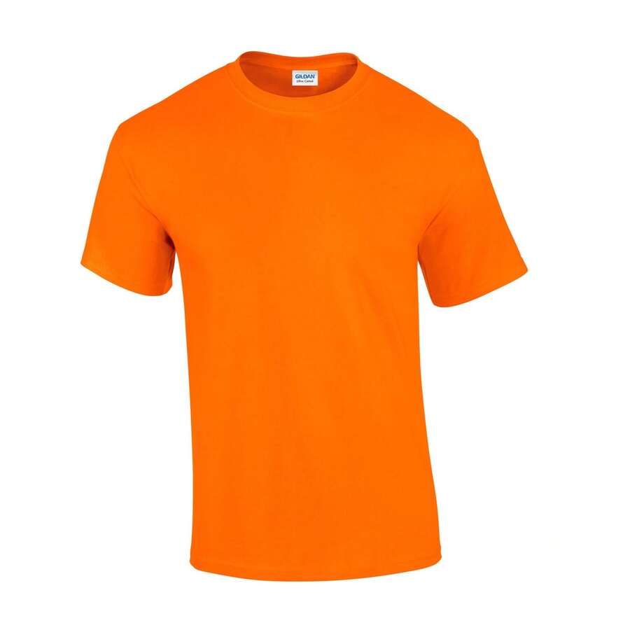 Gildan Unisex Adult Ultra Cotton TShirt (S Orange) - 橘色 - 查看 1