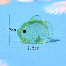 Miniature Transparent Flatfish, DIY Decor Accessories For Aquarium Landscaping Design - Multicolor - View 8