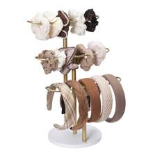 Kopfband Organizer Metall 1/2/3 Ebenen Haarreif Ständer Kopfband Organizer Aufbewahrung für Haargummis, Accessoires, Armbänder, Schlafzimmer, Studentenwohnheim Dekoration für Mädchen und Frauen, Gender Reveal Party, perfekt für Geburtstage, Hochzeiten, Partys, das perfekte Geschenk für Kollegen, Freunde und Familie, Schulanfang