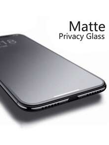 ZYONS 2 件 AG 磨砂隐私玻璃一键防尘屏幕保护膜适用于 16E 16 Pro Max 16 Pro 16 Plus 16 15 Pro Max 14 Pro Max 13 12 11 XS MAX Plus 系列 - 2個 - 查看 9
