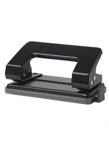 Manual Paper Punch Double Hole Black Up To 10 Sheets Bookbinding Punch - Black - View 2
